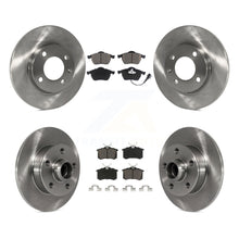 Charger l'image dans la galerie, Front Rear Disc Brake Rotors Ceramic Pad Kit For 1996-1997 Volkswagen Jetta 2.8L