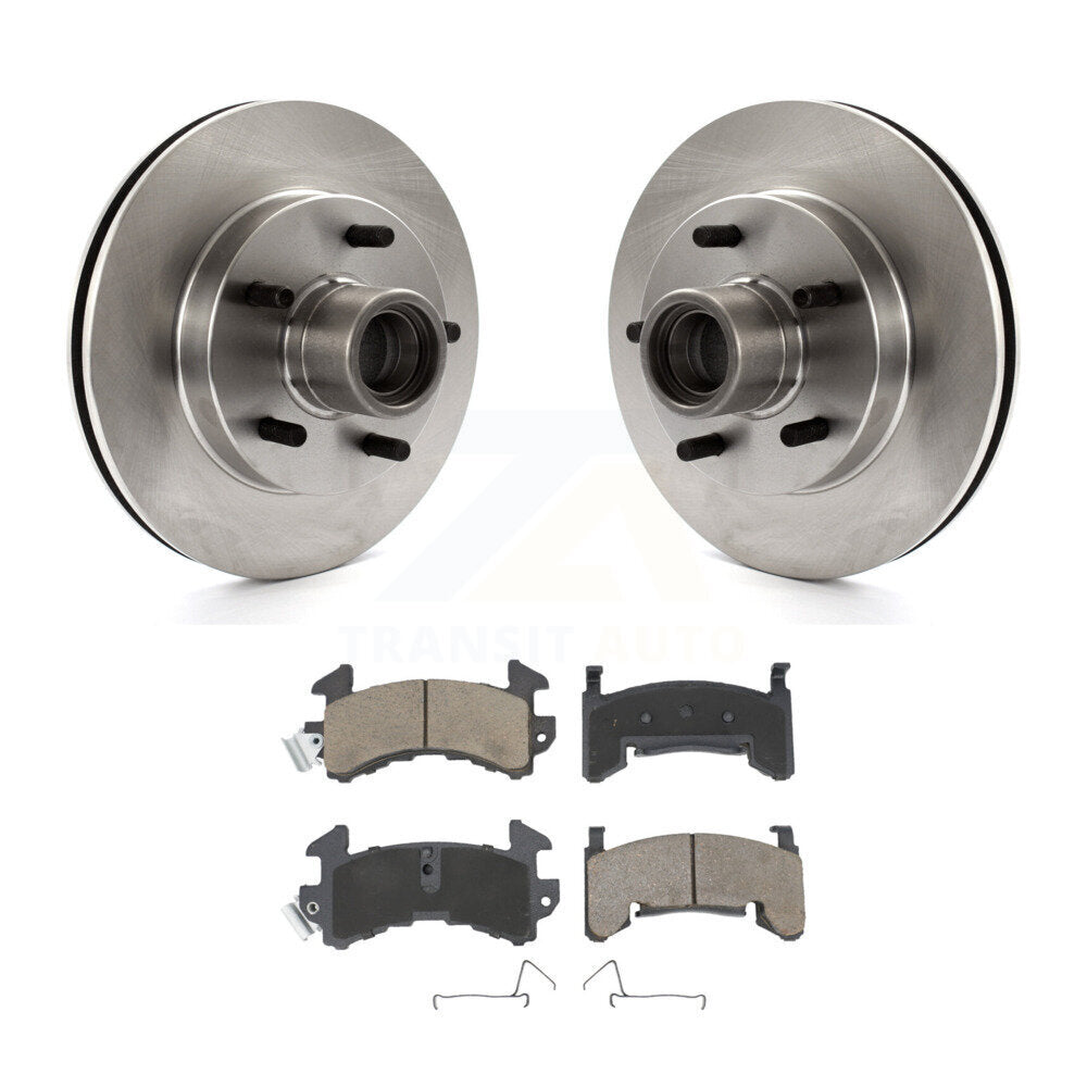 Front Brake Rotors Ceramic Pad Kit For Chevrolet S10 GMC Sonoma Blazer Jimmy S15