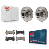 Front Brake Rotors Ceramic Pad Kit For Chevrolet S10 GMC Sonoma Blazer Jimmy S15