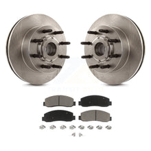 Charger l&#39;image dans la galerie, Front Brake Rotors Ceramic Pad Kit For 2005-2007 Ford F-250 Super Duty F-350 RWD