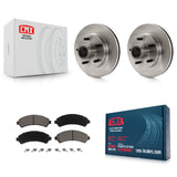 [Front] 2000 Chevrolet Blazer RWD Premium OE Brake Rotors & Ceramic Pads Kit For Max Braking