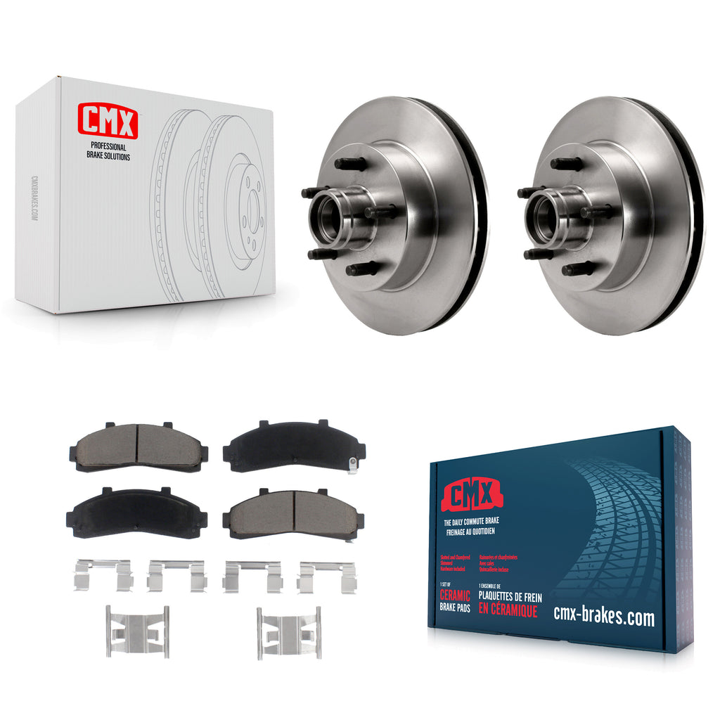 Front Brake Rotors Ceramic Pad Kit For Ford Ranger Mazda B2500 B2300 B3000 B4000