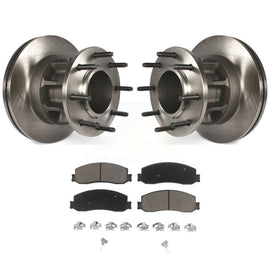[Front] 2011 Ford F-350 Super Duty RWD Premium OE Brake Rotors & Ceramic Pads Kit For Max Braking
