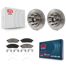 Load image into Gallery viewer, Front Disc Brake Rotors Hub &amp; Ceramic Pad Kit For Ford F-150 Lincoln Mark LT RWD