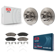 Charger l'image dans la galerie, [Front] 2004 Ford F-150 RWD Premium OE Brake Rotors &amp; Ceramic Pads Kit For Max Braking
