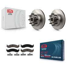 Charger l'image dans la galerie, Front Disc Brake Rotor &amp; Ceramic Pad Kit For Dodge Ram 2500 3500 Van B3500 B2500