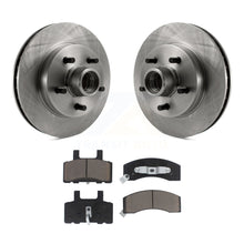 Charger l&#39;image dans la galerie, Front Disc Brake Rotors Hub &amp; Ceramic Pad Kit For Chevrolet Tahoe C1500 Suburban