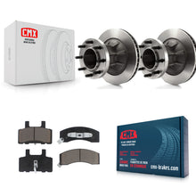 Load image into Gallery viewer, Front Brake Rotors &amp; Ceramic Pad Kit For Chevrolet Express 3500 C3500 GMC Savana