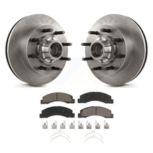 Load image into Gallery viewer, Front Disc Brake Rotor Ceramic Pad Kit For Ford F-250 Super Duty F-350 Excursion