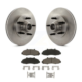 [Front] 2002-2003 Lincoln Blackwood Premium OE Brake Rotors & Ceramic Pads Kit For Max Braking