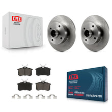 Load image into Gallery viewer, Rear Disc Brake Rotor &amp; Ceramic Pad Kit For Volkswagen Jetta Golf Passat Corrado