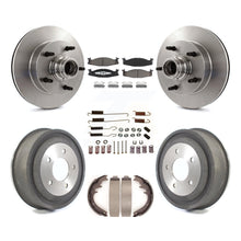 Load image into Gallery viewer, Front Rear Disc Brake Rotors Ceramic Pad Drum Kit (7Pc) For Ford E-150 Econoline