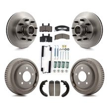 Load image into Gallery viewer, Front Rear Brake Rotor Ceramic Pad &amp; Drum Kit (7Pc) For Chevrolet C1500 Suburban