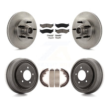 Load image into Gallery viewer, Front Rear Disc Brake Rotor Hub Ceramic Pad And Drum Kit For 1999 Ford F-150 RWD