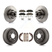 Charger l'image dans la galerie, Front Rear Disc Brake Rotor Hub Assembly Ceramic Pad And Drum Kit For Ford F-150