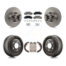 Load image into Gallery viewer, Front Rear Disc Brake Rotors Hub Assembly Ceramic Pad &amp; Drum Kit For Ford Ranger
