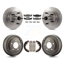 Load image into Gallery viewer, Front Rear Disc Brake Rotors Ceramic Pad Drum Kit For Ford F-150 E-150 Econoline