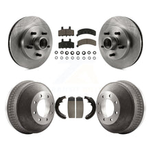 Charger l&#39;image dans la galerie, Front Rear Brake Rotor Hub Ceramic Pad Drum Kit For C1500 Suburban Chevrolet GMC