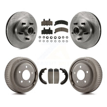 Charger l&#39;image dans la galerie, Front Rear Brake Rotor Hub Ceramic Pad Drum Kit For Chevrolet C1500 Suburban GMC