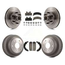 Charger l&#39;image dans la galerie, Front Rear Disc Brake Rotor Hub Ceramic Pad And Drum Kit For C2500 Chevrolet GMC