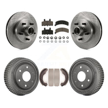 Charger l'image dans la galerie, Front Rear Disc Brake Rotors Hub Assembly Ceramic Pad Drum Kit For GMC Yukon RWD