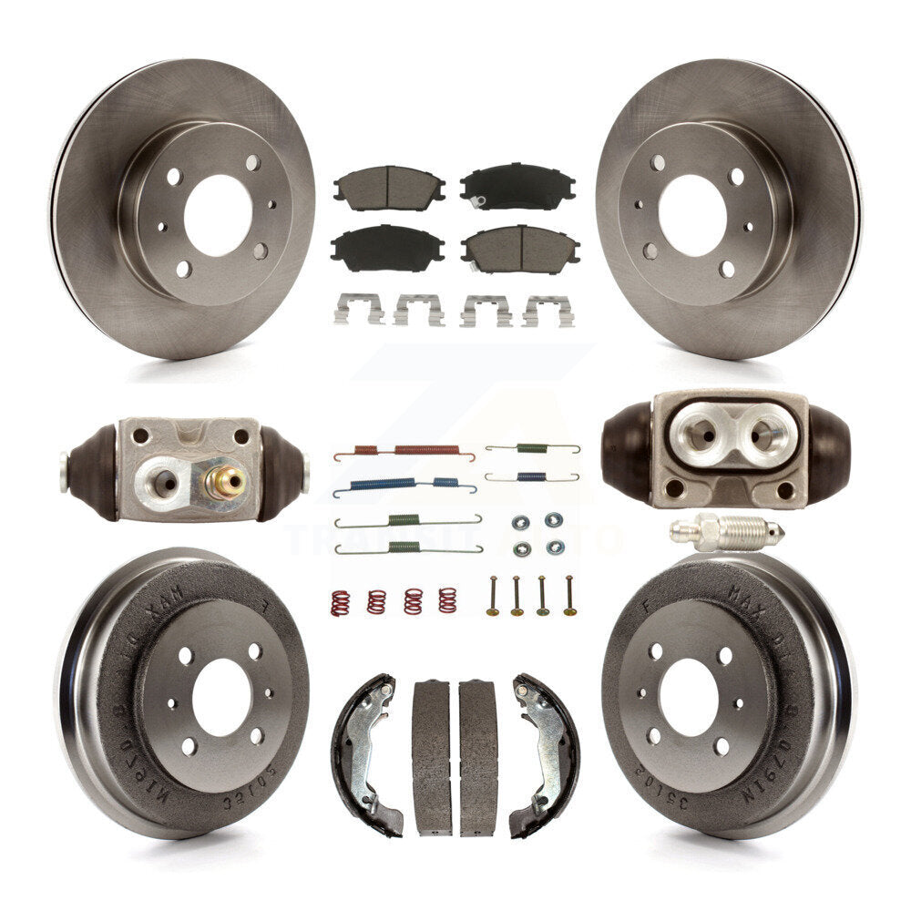 [Front+Rear] 2003-2005 Hyundai Accent Premium OE Brake Kit & Ceramic Pads For Max Braking