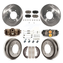 Charger l'image dans la galerie, Front Rear Disc Brake Rotor Ceramic Pad &amp; Drum Kit (9Pc) For Suzuki Grand Vitara