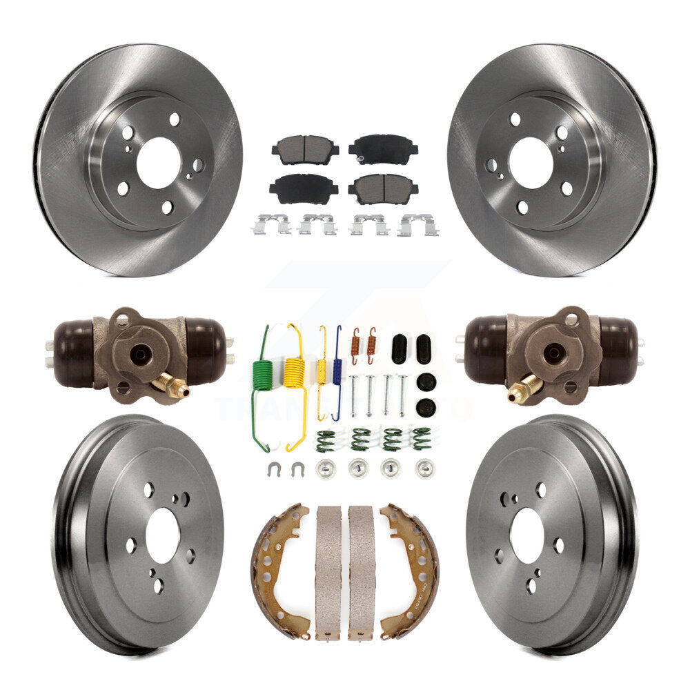 [Front+Rear] 2008 Toyota Prius Premium OE Brake Kit & Ceramic Pads For Max Braking