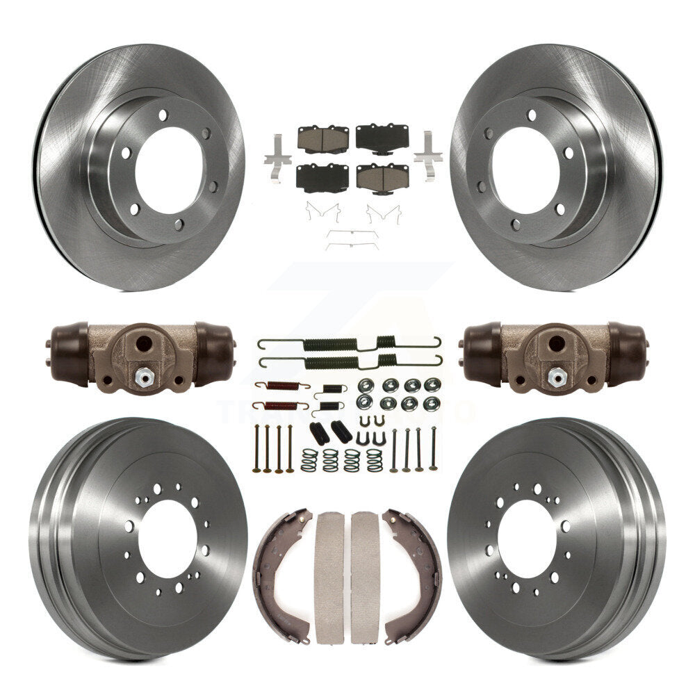 Kit de tambour à plaquettes en céramique pour Rotor de frein avant et arrière (9 pièces) pour Toyota 4Runner Limited/SR5 