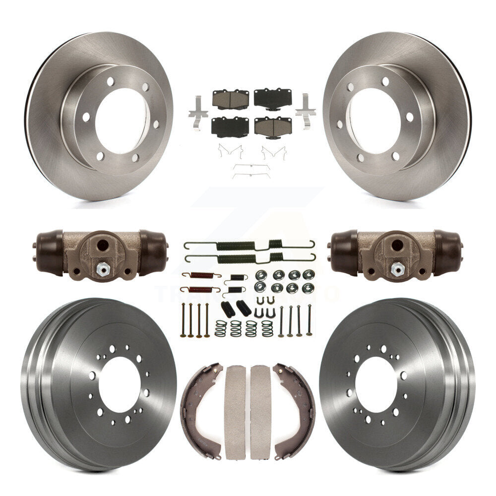 Kit de tambour à plaquettes en céramique pour Rotor de frein avant et arrière (9 pièces) pour Toyota 4Runner Limited/SR5 