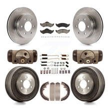 Charger l&#39;image dans la galerie, Front Rear Disc Brake Rotors Ceramic Pad Drum Kit (9Pc) For Dodge Dakota Durango