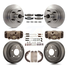 Charger l'image dans la galerie, Kit de tambour à plaquettes en céramique, Rotors de frein à disque avant et arrière (9 pièces) pour Ford E-150 Econoline 