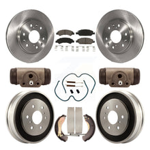 Charger l&#39;image dans la galerie, Front Rear Brake Rotor Ceramic Pad &amp; Drum Kit (9Pc) For Chevrolet Silverado 1500