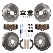 Charger l'image dans la galerie, Front Rear Brake Rotor Ceramic Pad &amp; Drum Kit (9Pc) For Chevrolet Silverado 1500