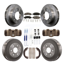 Charger l&#39;image dans la galerie, Front Rear Brake Rotor Ceramic Pad &amp; Drum Kit (9Pc) For Chevrolet Silverado 1500