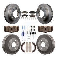 Charger l&#39;image dans la galerie, Front Rear Brake Rotor Ceramic Pad &amp; Drum Kit (9Pc) For Chevrolet Silverado 1500