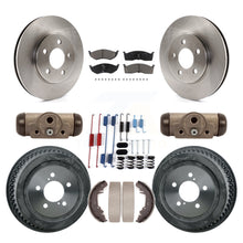 Charger l&#39;image dans la galerie, Front Rear Brake Rotor Ceramic Pad And Drum Kit (9Pc) For Chrysler Grand Voyager