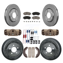 Charger l'image dans la galerie, Front Rear Disc Brake Rotor Ceramic Pad Drum Kit (9Pc) For Dodge Chrysler Town &amp;
