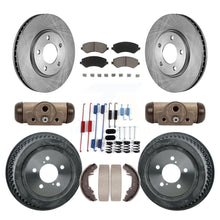 Load image into Gallery viewer, Front Rear Disc Brake Rotor Ceramic Pad &amp; Drum Kit (9Pc) For Dodge Grand Caravan