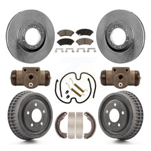 Charger l'image dans la galerie, Front Rear Brake Rotors Ceramic Pad Drum Kit (9Pc) For Chevrolet Venture Pontiac