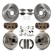 Load image into Gallery viewer, Front Rear Disc Brake Rotors Ceramic Pads And Drum Kit (9Pc) For Ford Focus