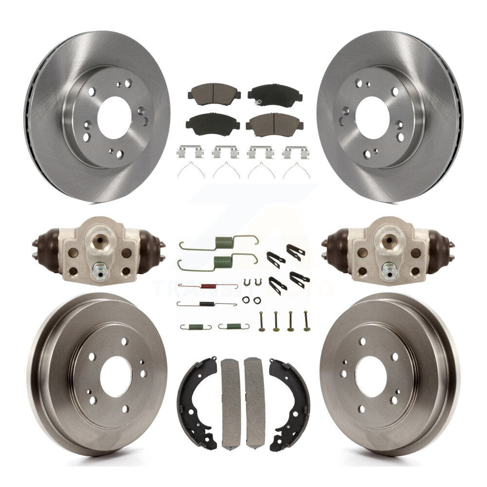 [Front+Rear] 06-08 Honda Civic Hybrid Premium OE Brake Kit & Ceramic Pads For Max Braking