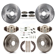 Charger l'image dans la galerie, [Front+Rear] 2011 Honda Civic GX Premium OE Brake Rotor Drum Kit &amp; Ceramic Pads For Max Braking