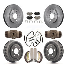 Load image into Gallery viewer, Front Rear Disc Brake Rotors Ceramic Pad And Drum Kit (9Pc) For Chevrolet Malibu