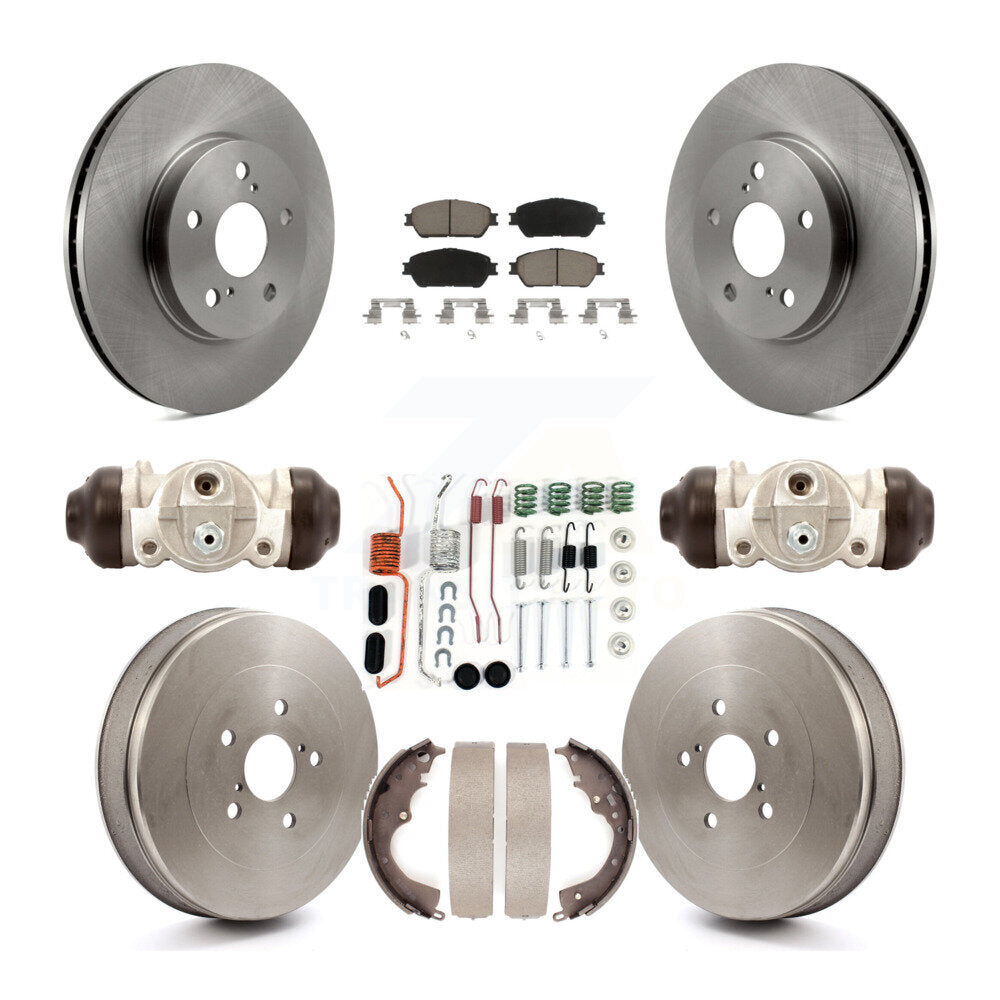 [Front+Rear] 2004-2010 Toyota Sienna Premium OE Brake Kit & Ceramic Pads For Max Braking