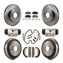 Charger l'image dans la galerie, [Front+Rear] 2003 Saturn Ion Premium OE Brake Rotor Drum Kit &amp; Ceramic Pads For Max Braking