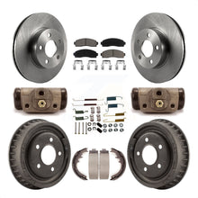 Load image into Gallery viewer, Front Rear Disc Brake Rotors Ceramic Pads And Drum Kit (9Pc) For Mazda B4000