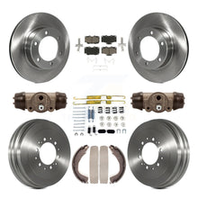 Charger l&#39;image dans la galerie, Front Rear Brake Rotor Ceramic Pad And Drum Kit (9Pc) For 2004 Toyota Tacoma 4WD