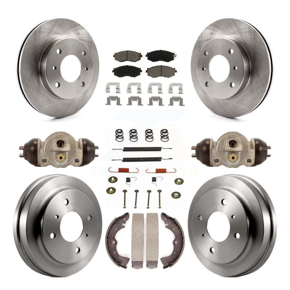 [Front+Rear] 03-06 Nissan Sentra 1.8L Premium OE Brake Kit & Ceramic Pads For Max Braking