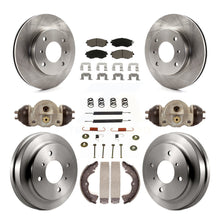 Charger l&#39;image dans la galerie, [Front+Rear] 03-06 Nissan Sentra 1.8L Premium OE Brake Kit &amp; Ceramic Pads For Max Braking